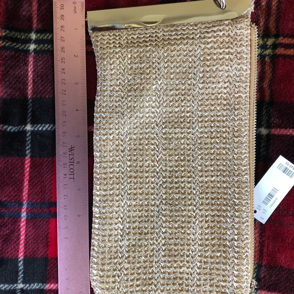 Gold clutch/wristlet